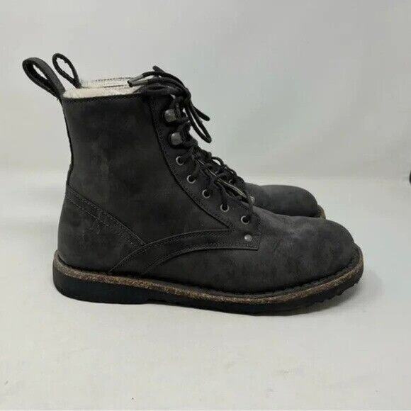 Birkenstock 41 Bryson graphite grey combat bootS Narrow military - Picture 10 of 13